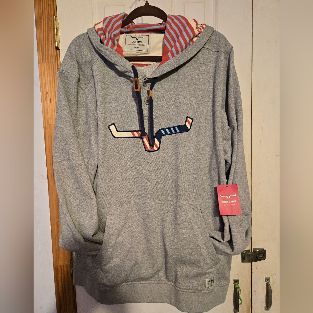 Kimes Ranch Mens Anson Patriotic Hoodie - Picture 11 of 14